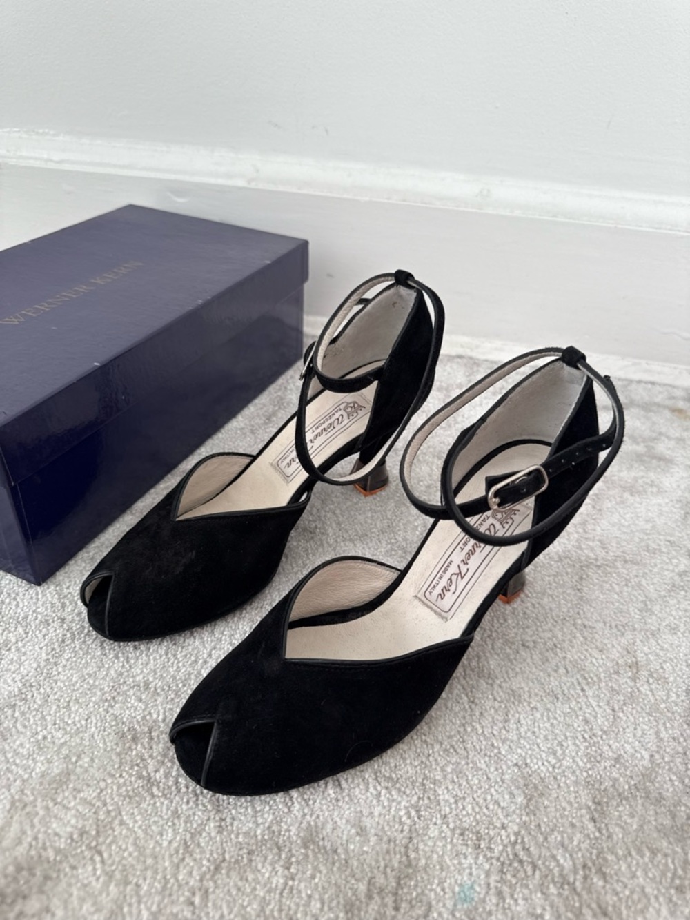 Black Werner Kern dance heels - Picture 6 of 13